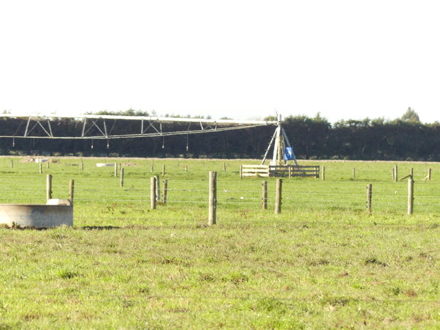 The 160-hectare center pivot irrigator