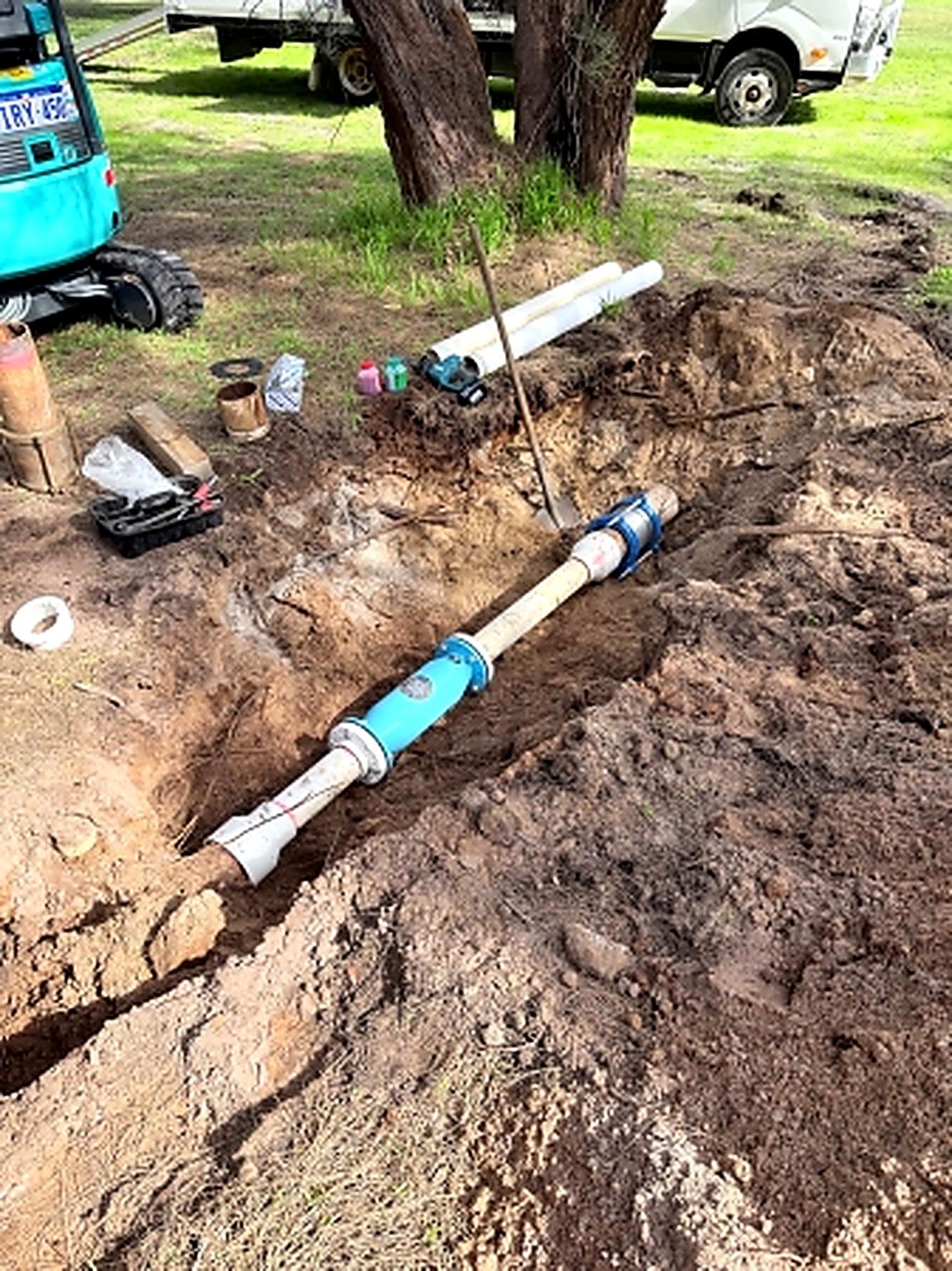 President Water Vortex Generator fitted into the irrigation line at Marri Park Golf Course