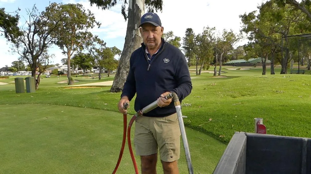 Western Australian Golf Club: ¾" (19mm) spigot mount installed