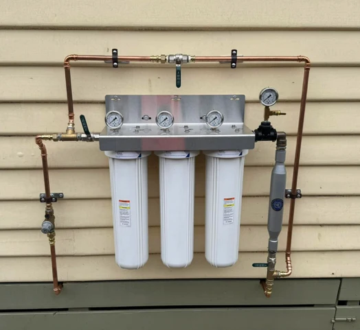 WA Home: 1" (25mm) post filtration installed